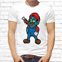 Мужская футболка с принтом Зомби-Марио Push IT
