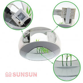 Акваріум Sunsun YA-03 (White) Білий, фото 3