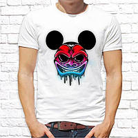 Мужская футболка с принтом Микки-Маус (Mickey Mouse) Push IT