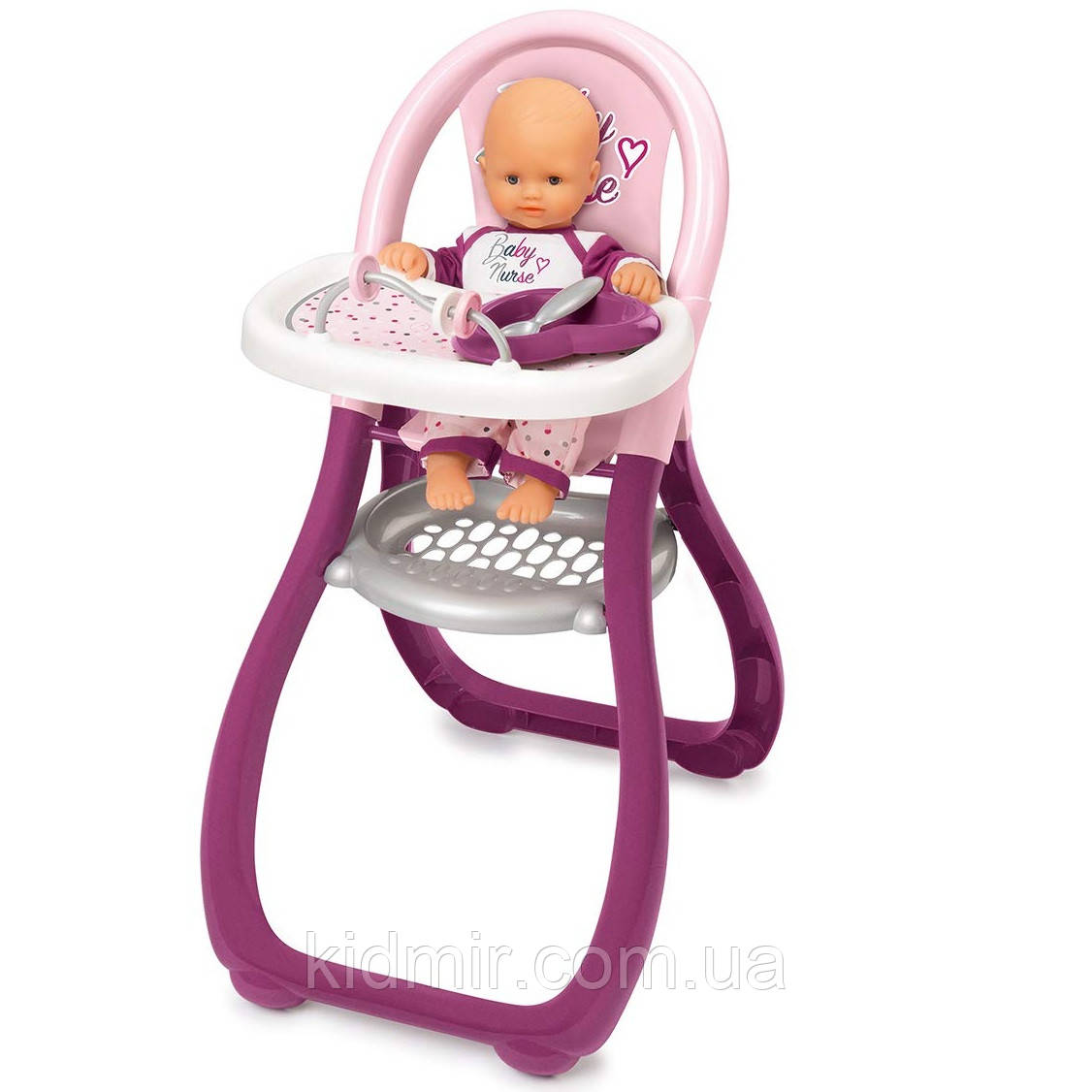 Стільчик для годування ляльок Прованс Baby Nurse Smoby 220342