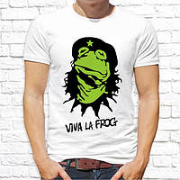 Мужская футболка с принтом "Viva la frog" Push IT L