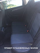 Чохли на сидіння NISSAN TIIDA hatchback 2004-2012 з 1/3 2/3; подл; 5 підг; бочки; airbag. 'NIKA', фото 4