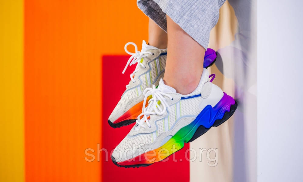 Adidas original store ozweego pride