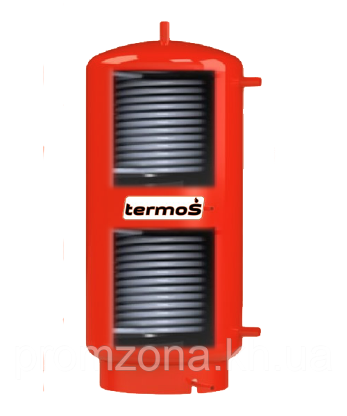 Теплоаккумулятор TERMO-S TA-400L два теплообменника Без утеплителя - фото 1 - id-p1041644652