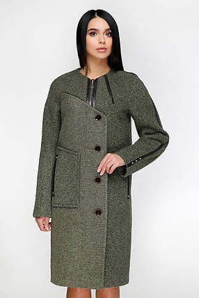 Жіноче пальто демісезонне В-1154 Mol, 44-62р, фото 2