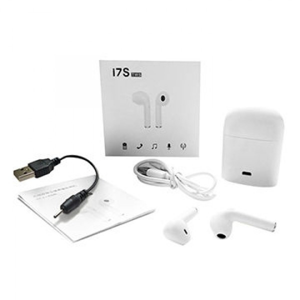 Бездротові Bluetooth навушники SENOIX I7S-TWS Stereo Білі