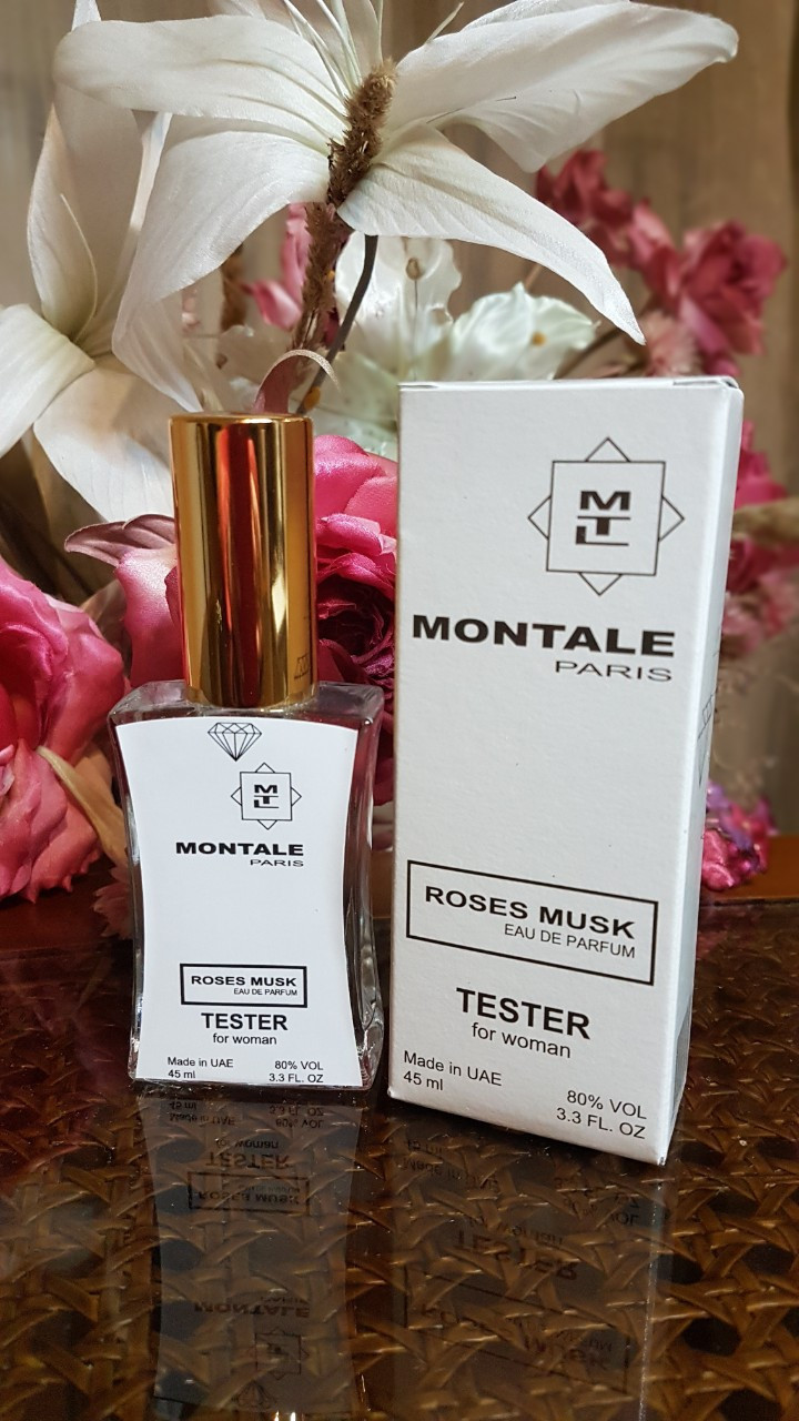 Montale Roses Musk (монталь роузез муск) парфумерія жіноча тестер Diamond 45 ml ОАЕ