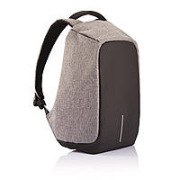 Рюкзак протикрадій Bobby Anti-theft Backpack USB сірий