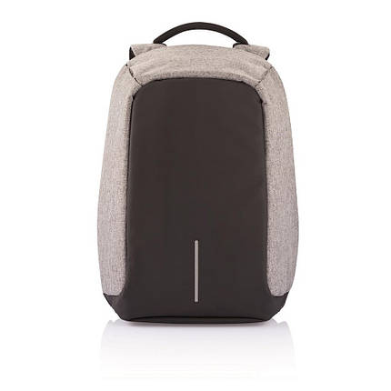 Рюкзак протикрадій Bobby Anti-theft Backpack USB сірий, фото 3
