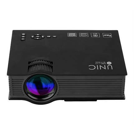 Портативний мультимедійний Проектор LCD UNIC JSQ-UC46 WIFI Black, фото 1