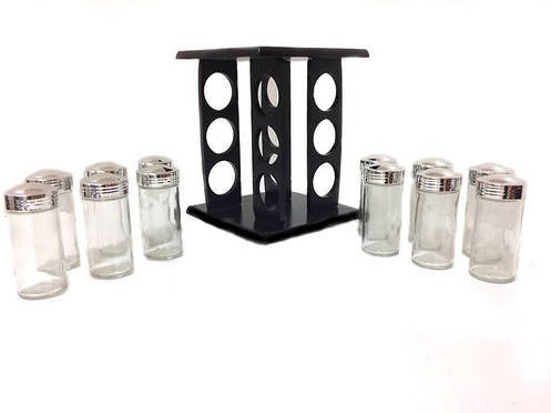 Набір для спецій з підставкою Besser 10196 12 предметів, фото 1