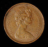 Монета Великобританії 2 пенси 1971-81 рр., фото 2