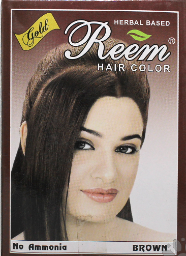 Фарба для волосся REEM на основі хни Коричнева Індія
