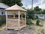 Альтанка шести гранна решітка, фото 3