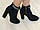 Женские ботинки замша спереди браслет A 9-6, фото 3
