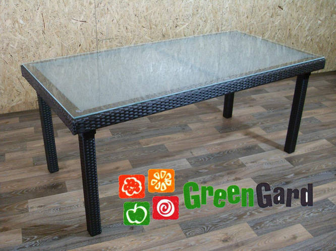 Стол 2000*900 мм. обеденный из искусственного ротанга. GreenGard, цена ...