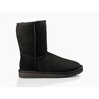 Женские Угги Classic II Short Black Угги женские Черного цвета, короткие UGG Australia