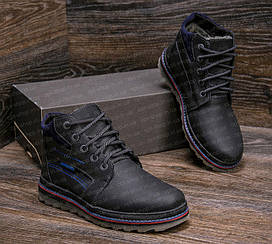 Чоловічі зимові черевики шкіряні