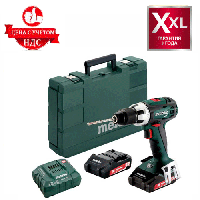 Аккумуляторный шуруповерт Metabo BS 18 LT Compact (18 В, 2 А/ч, двухскоростной)