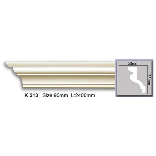 Стельовий гнучкий плінтус Harmony K213F (7,5х5)см, довжина 2м