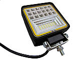 LED-фара 126-30W Біле світло + жовтий габарит, фото 2