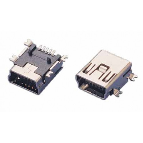 Разъем Mini USB 5 pin SMD - фото 1 - id-p107944040