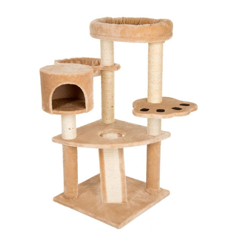 Игровой комплекс для котов Cat's paw с домиком для кошки и когтеточкой ...