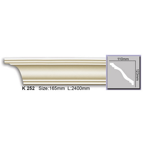 Стельовий плінтус Harmony K252 (12,3х11)см, довжина 2м