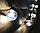 Світлодіодна ретрогірлянда лампочки Lumion Galaxy Bulb String 10 м 30 ламп зовнішня колір білий холод., фото 5