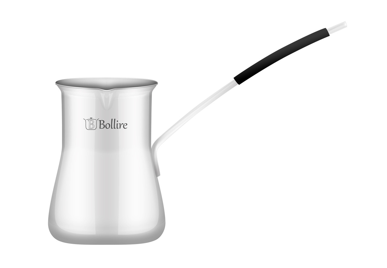 Турка з нержавіючої сталі для кави Bollire (Боліре) 350 мл (BR-3603)