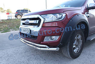 Захист переднього бампера Original Ford Ranger 2013-2016 Дуга передня ORG з нержавійки на Форд Рейнджер 2013+