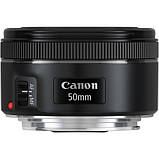 Об'єктив Canon EF 50mm f/1.8 STM / в магазині Київ, фото 3