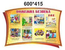 Стенд "Пожежна безпека"