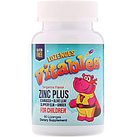 Vitables, Zinc Plus для дітей, мандарин, 90 пастилок