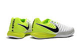 Футзалки Nike Tiempo Lunar Legend VII Pro IC white/green, фото 3