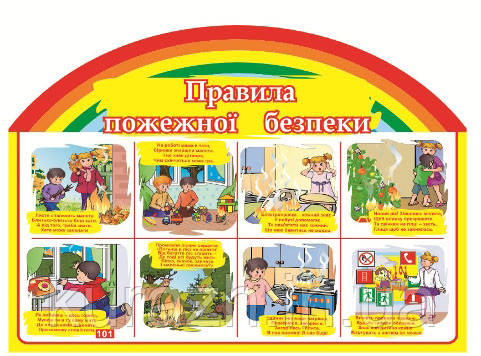 Стенд "Правила пожежної безпеки"