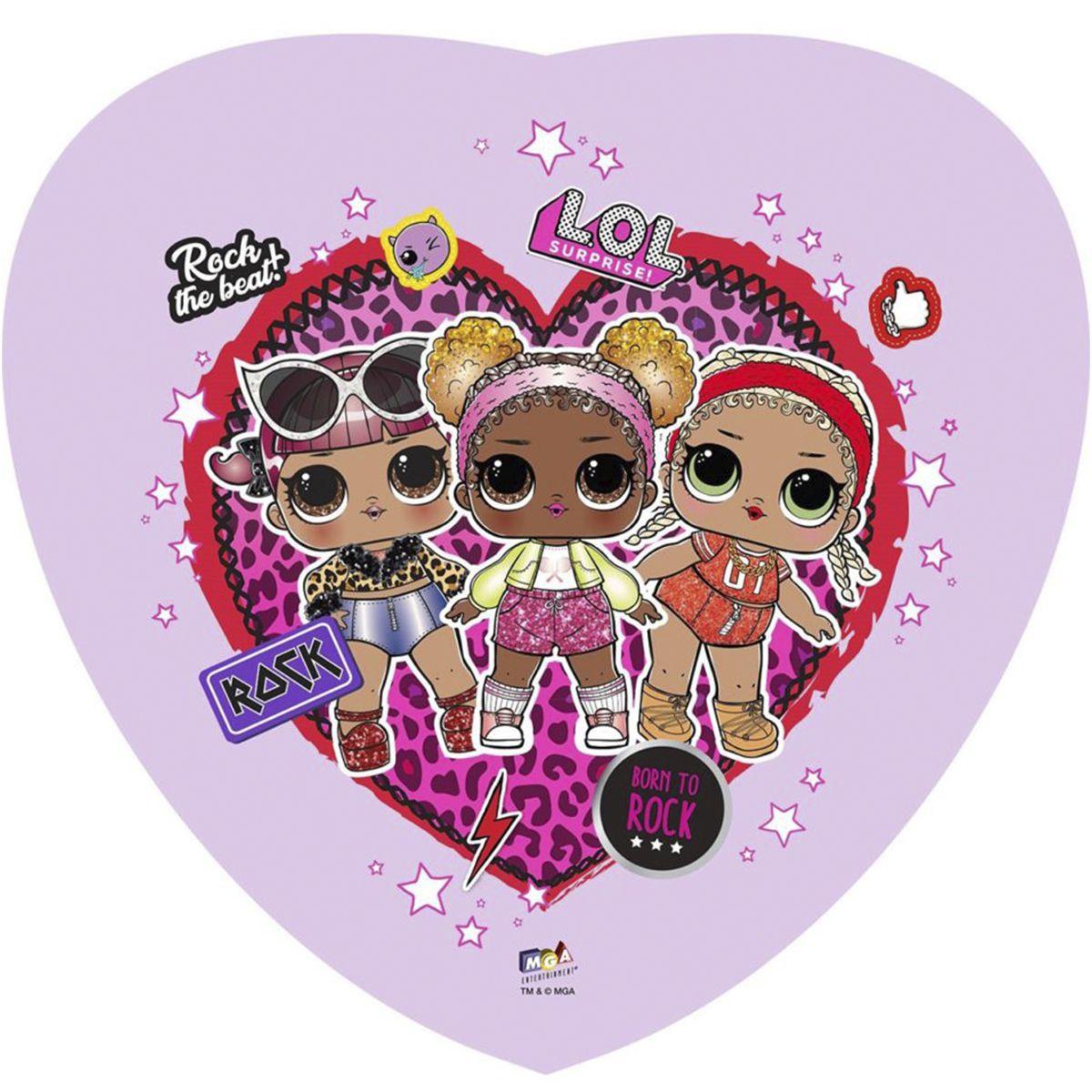 Фольгована куля серце лол рок-група lol 18" Flexmetal, фото 1