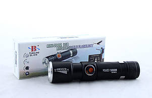 Ліхтарик ручний BL 616 T6 заряджається від microUSB, фото 1