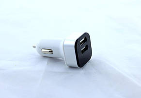 Адаптер CAR (АВТОМОБІЛЬНИЙ) 2 USB HC1/9001 з відображенням напруги, фото 2