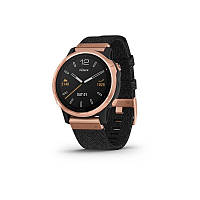 Смарт-годинник Garmin Fenix 6S - Rose Gold-tone with Heathered Black Nylon Band