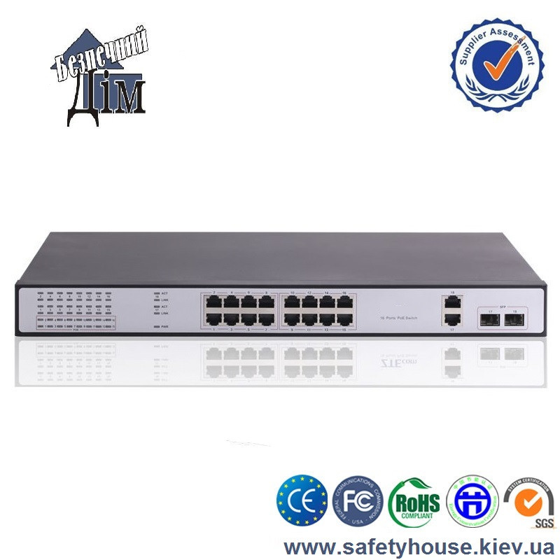 POE КОМУТАТОР POE5216CG-250W