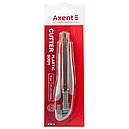 Ніж канцелярський 9 мм Axent 6701-A + 2 запасні леза, фото 2