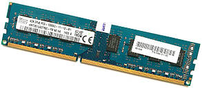 Оперативна пам'ять Hynix DDR3 4Gb 1600MHz PC3-12800 2R8 CL11 (HMT351U6EFR8C-PB N0 AA) Б/В