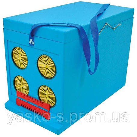 Ящик Дадан для транспортування бджіл 6-рамковий, фарбований, фото 2