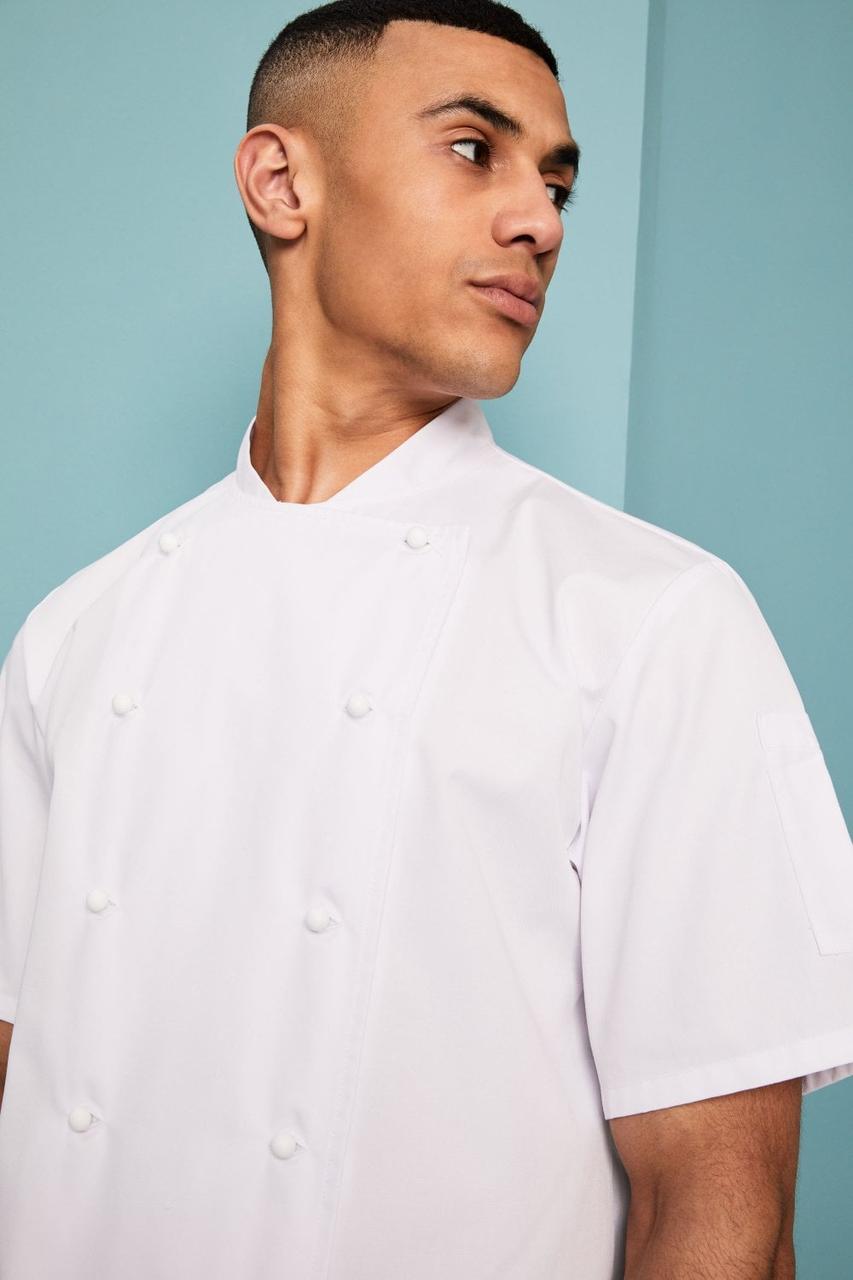 Купить Форма повара мужская (белый китель + темно-синие брюки) Atteks ...