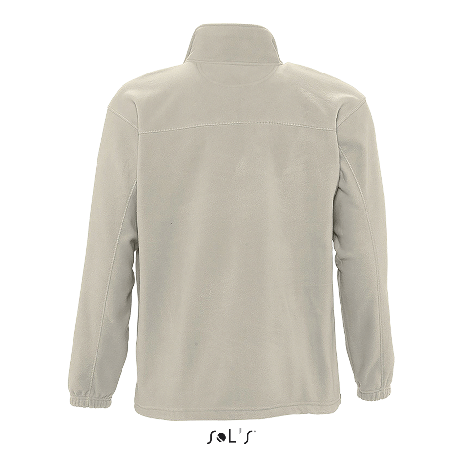 Мужская флисовая куртка NORTH MEN, св.бежевый, SOLS, размеры от XS до 3XL - фото 3 - id-p1042038294