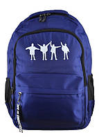 Рюкзак жіночий синій тканину 28х43х20см Арт 9060-4