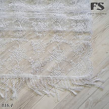 Весільний шарф Ліра білий, фото 2