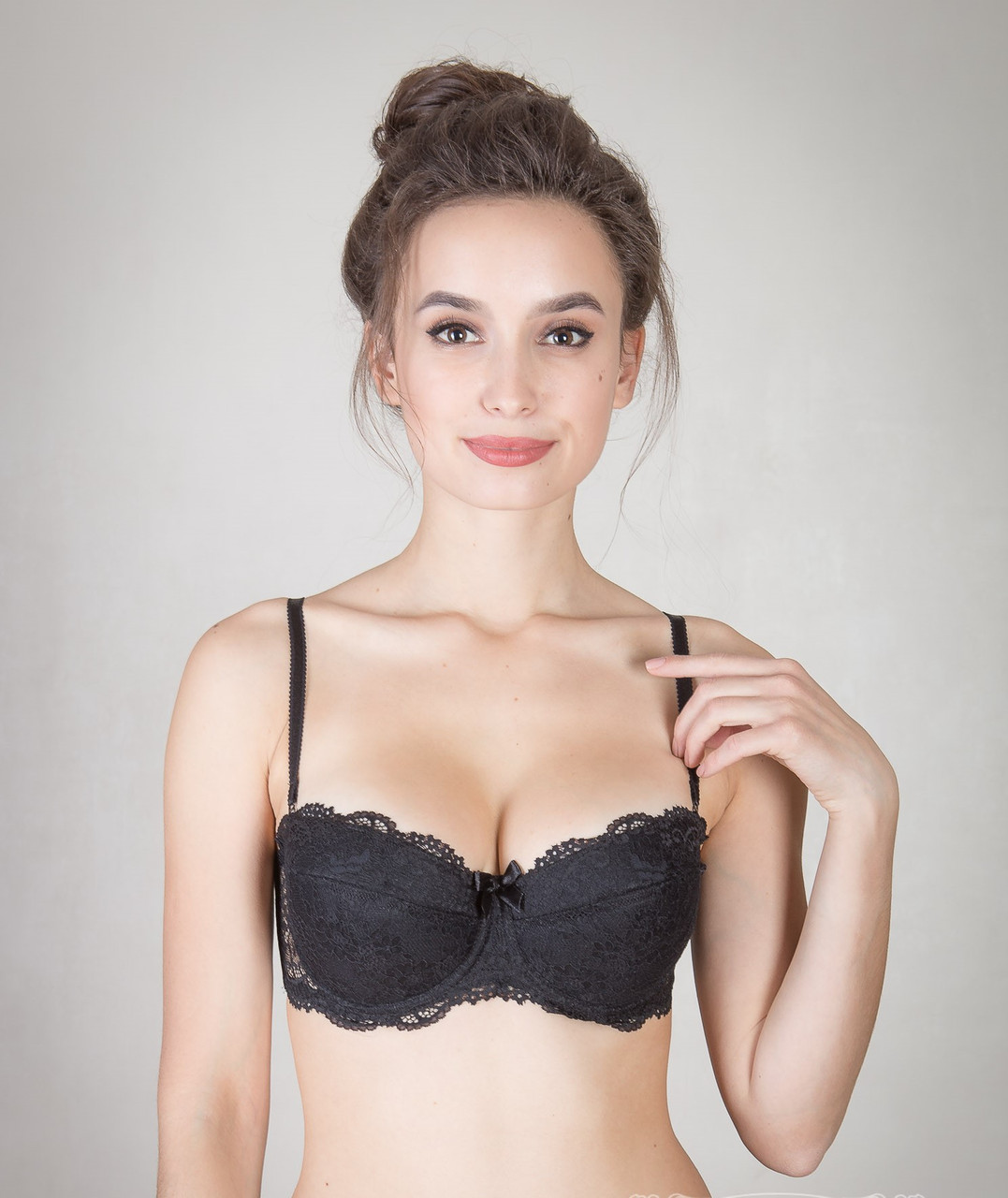 Бюстгальтер балконет Марта 23210 чорний