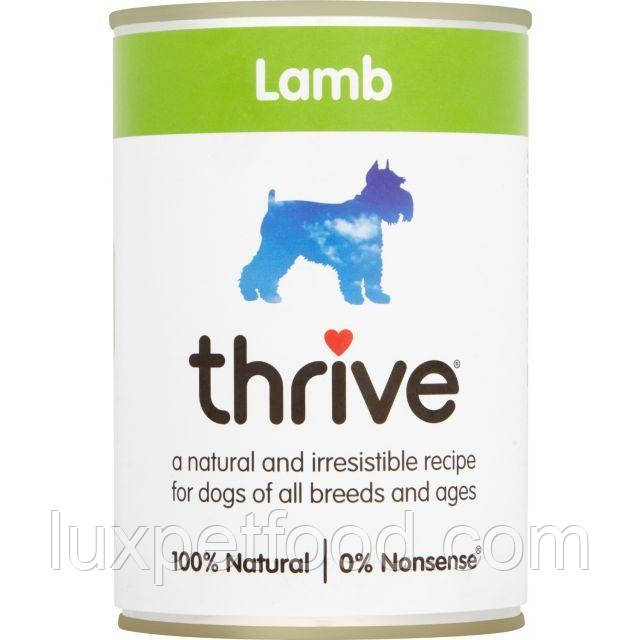 Thrive Dog Complete Lamb -Трайв Повнораціонний Консервований Вологий корм для Собак Ягня 375г
